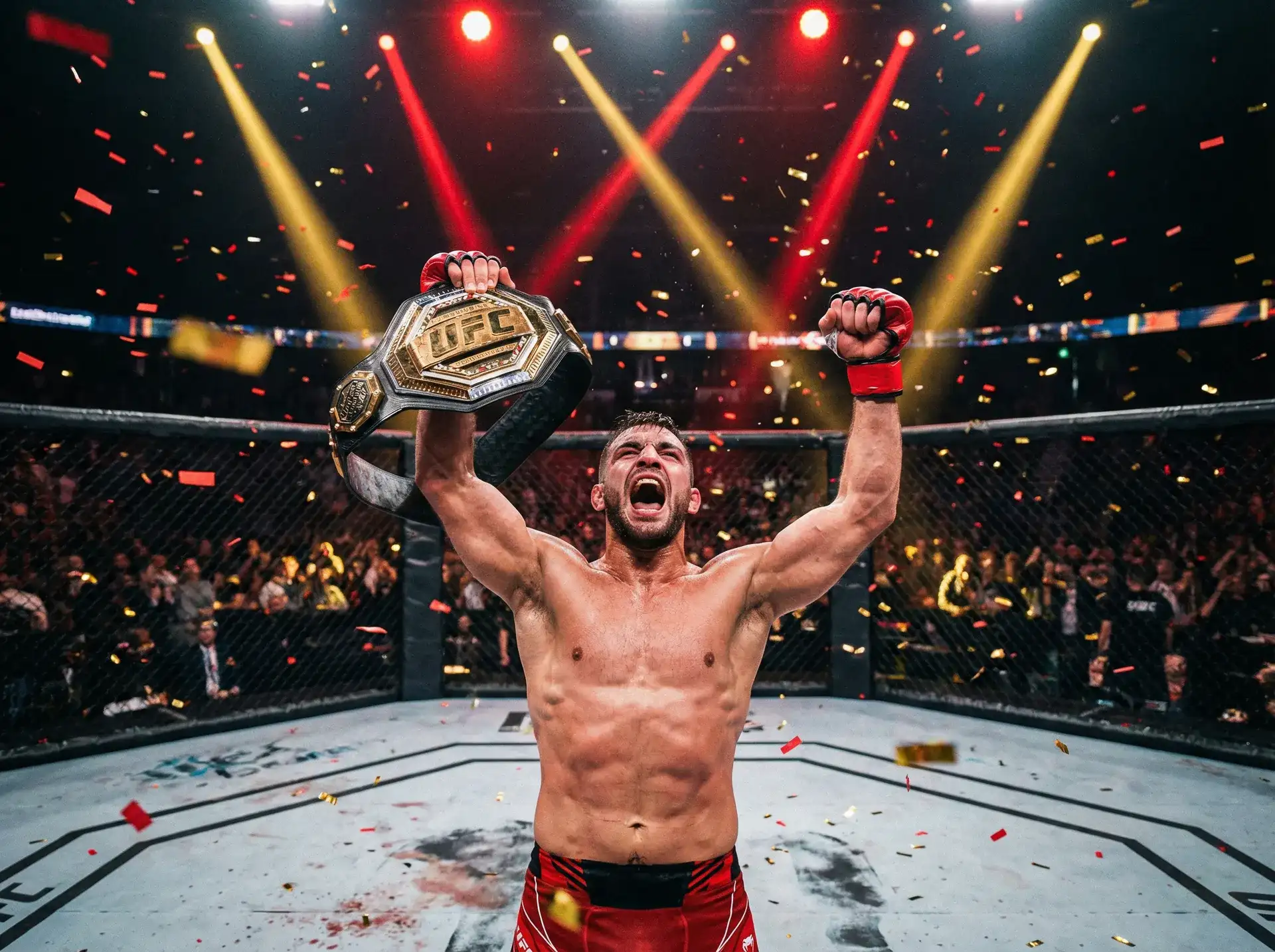 抓住彩虹的男人电视剧 重量级冠军战神阿瑞斯举起金腰带